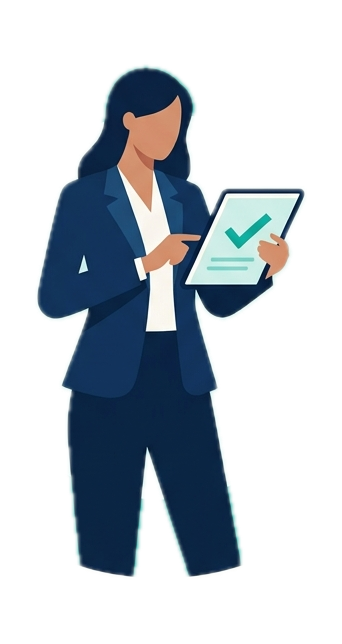 Illustration of a compliance professional